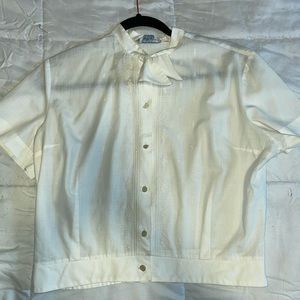 Vintage white/cream blouse